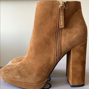 Aldo Women's Cognac Heeled Boots